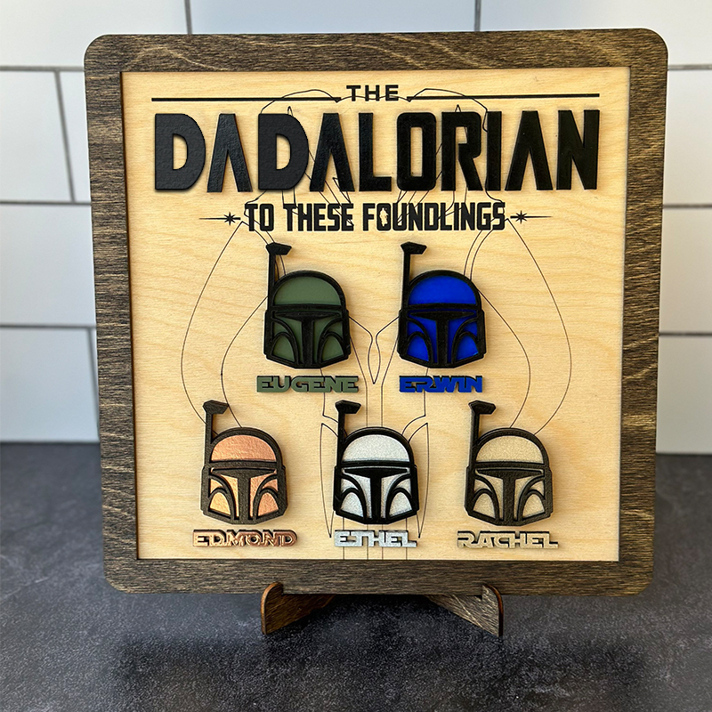 Dadalorian Sign - Personalized Father’s Day Gift